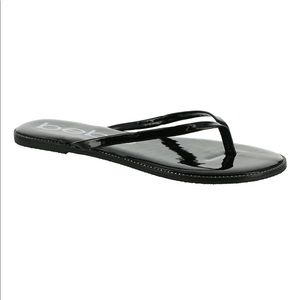 Bebe Ileana Women's Black Patent Sandal